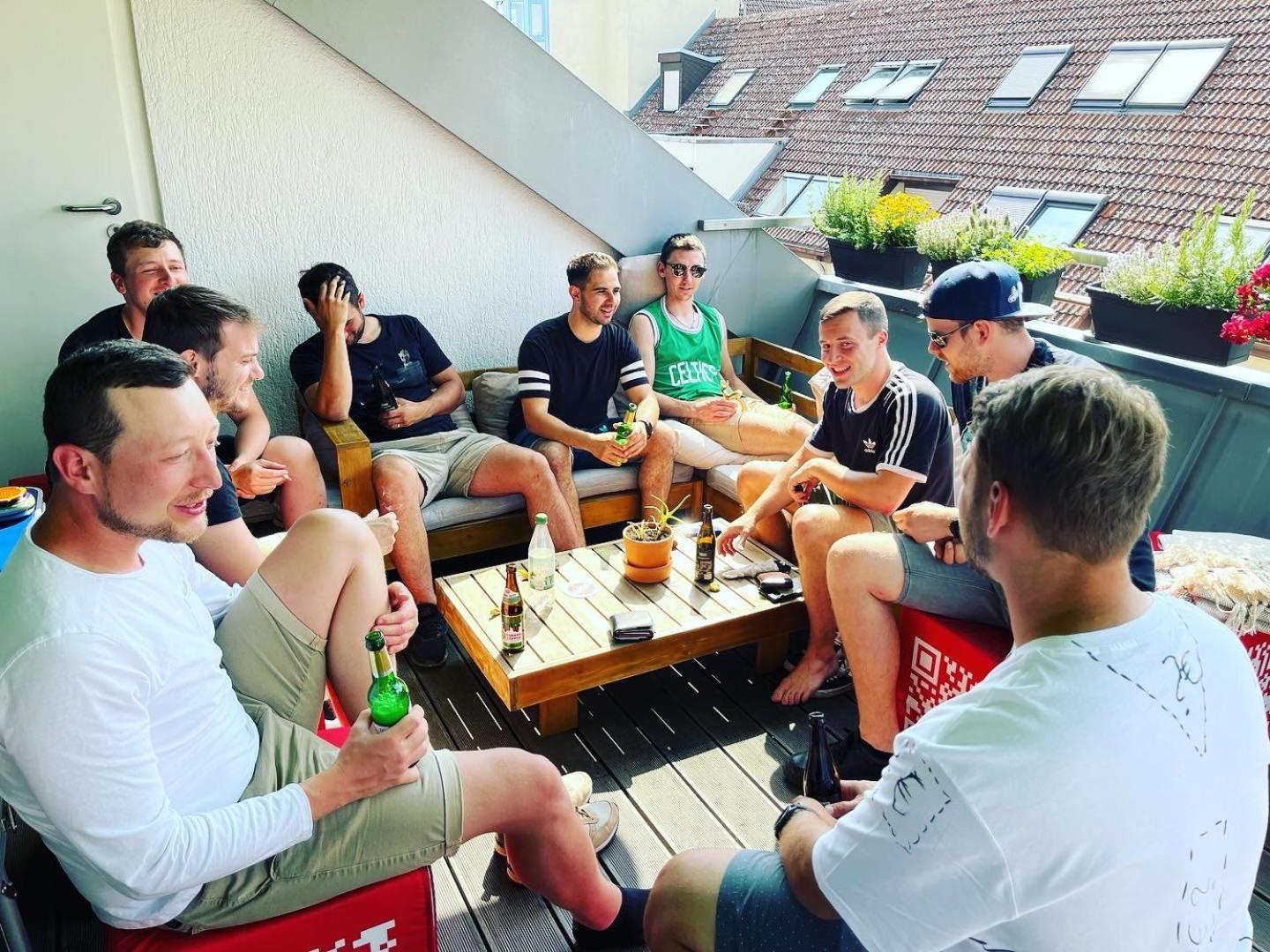 Hostel Mannheim Luaran gambar The team of the German national team at the 2018 Tour de France